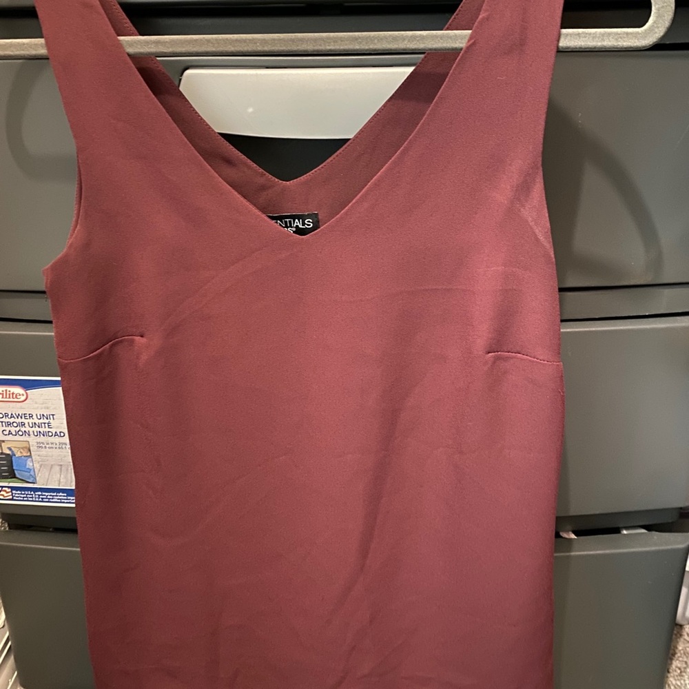 Burgundy blouse